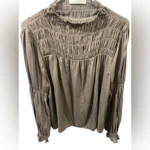 Mustard Seed Mock Neck Long Sleeve size M